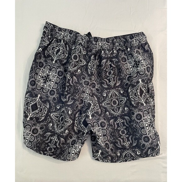 Kanu Surf Boardshorts Mens Size 2X  Swim Trunks Black White Bathing Suit - Picture 2 of 9